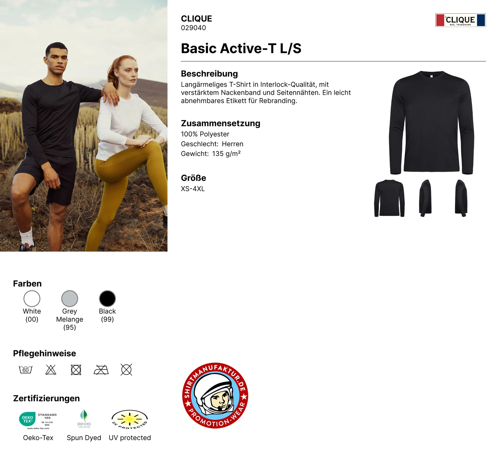 Clique Basic Active Longsleeve