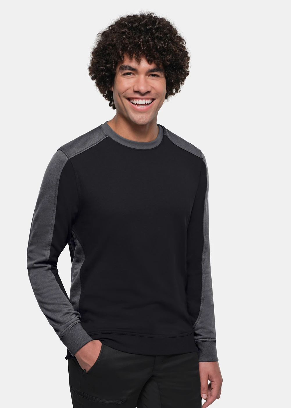 Hakro Sweatshirt Contrast Mikralinar Eco