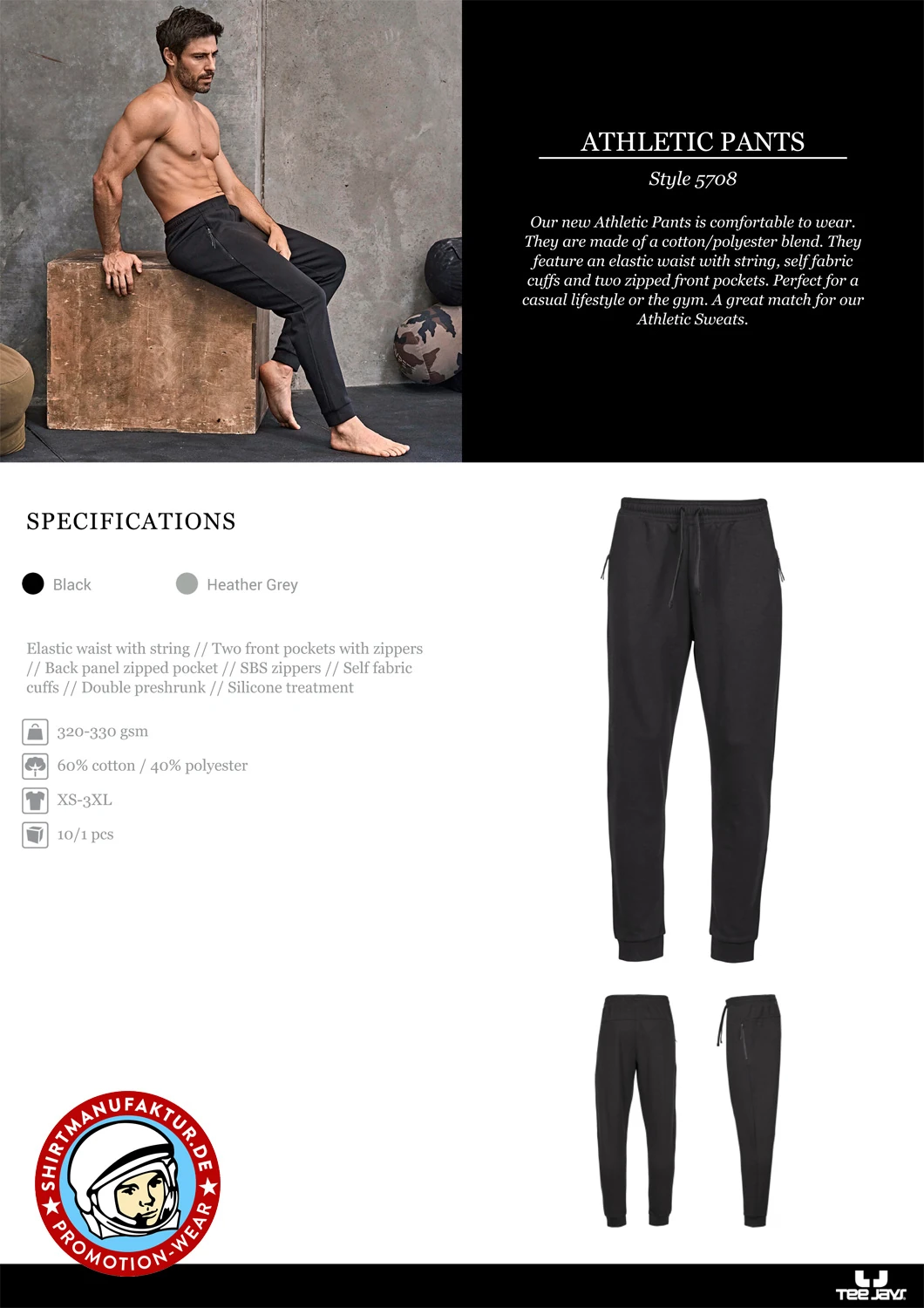 Tee Jays Athletic Pants