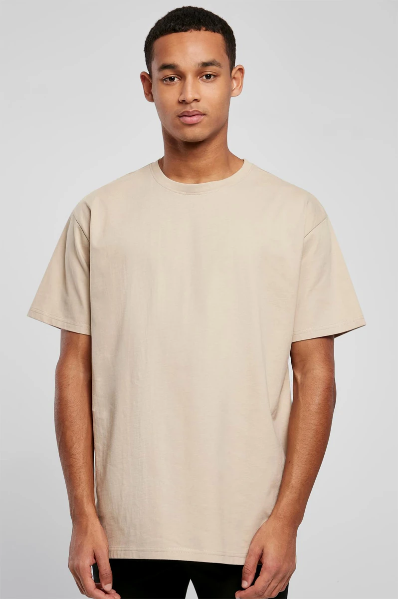Build Your Brand, Heavy Oversize Tee BY102, wet sand