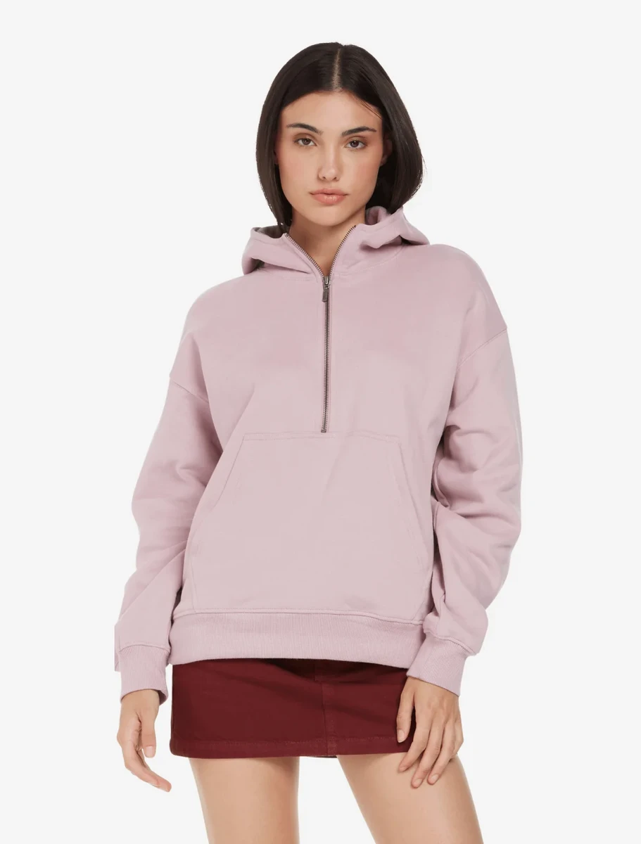 Earth Positive Womens Half-Zip Hoodie