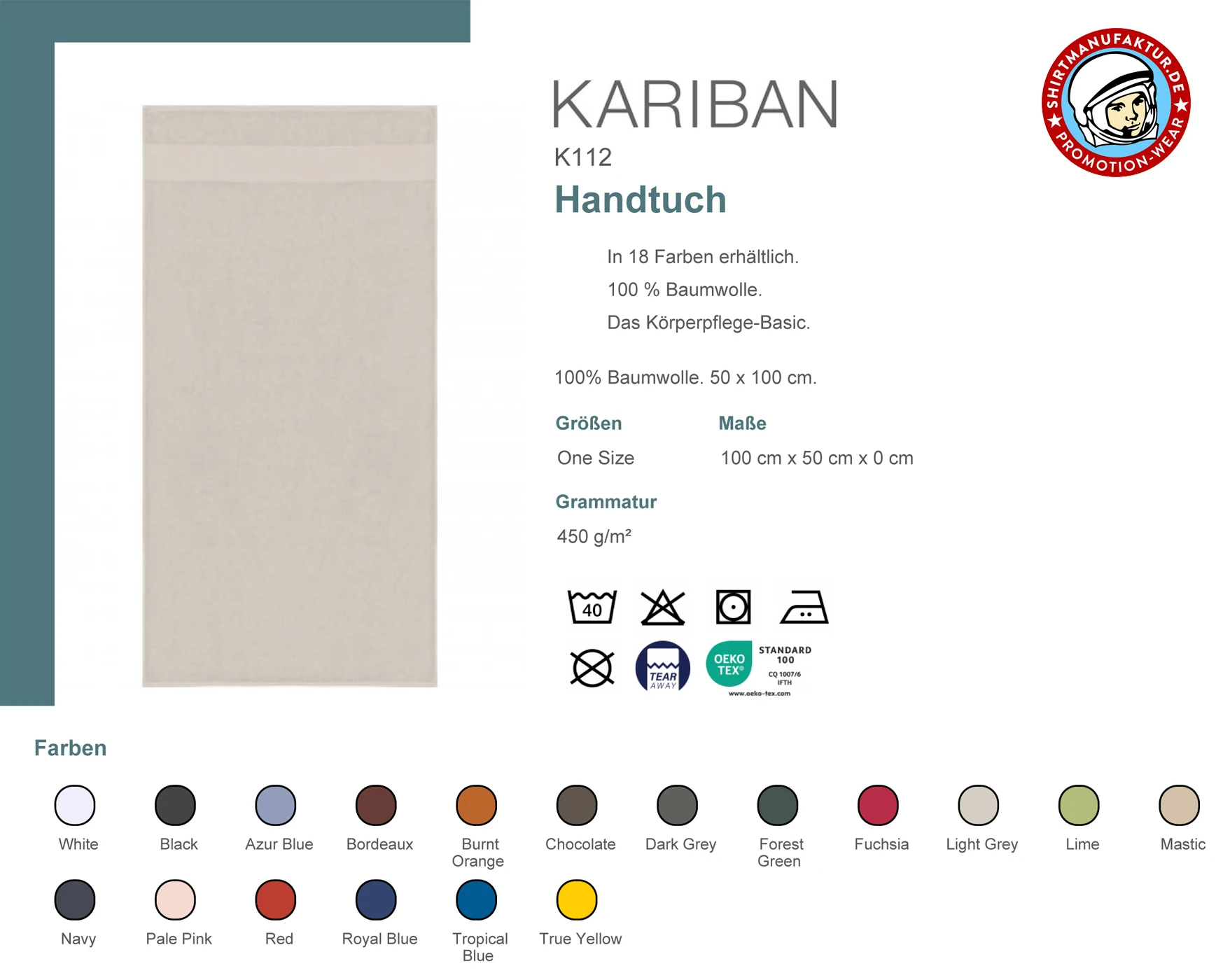 Kariban Handtuch