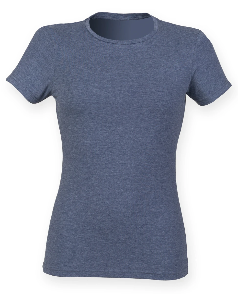 SkinniFit Womens Feel Good Stretch T