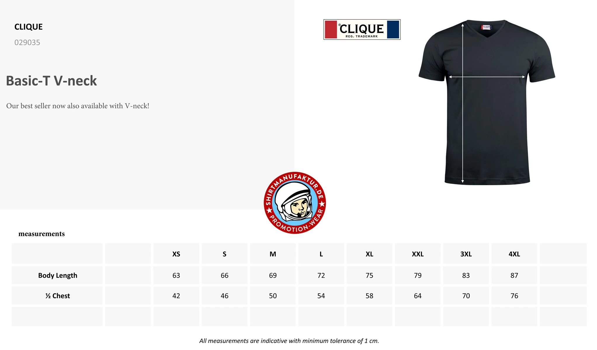 Clique Basic-T V-Neck