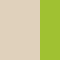 natural / lime green