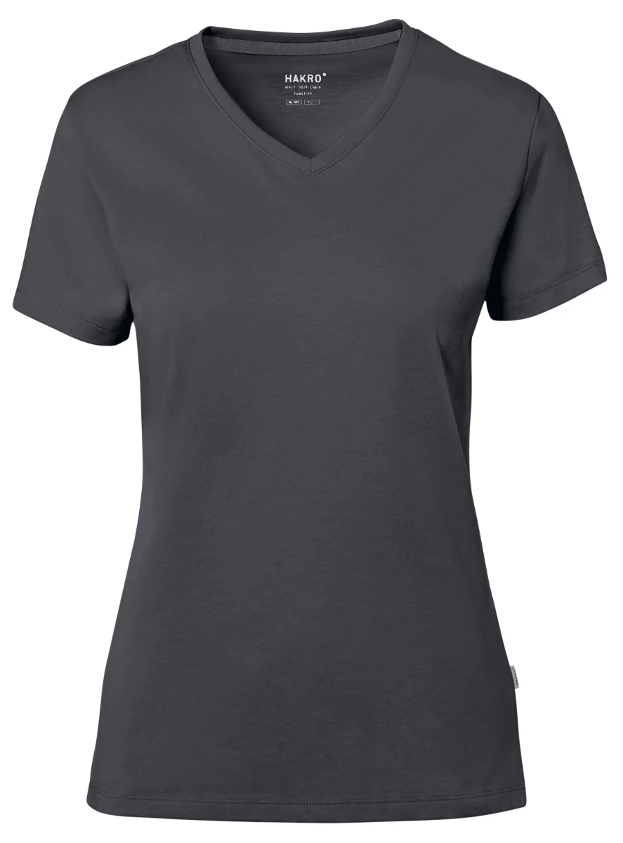 Hakro Ladies Cotton Tec V-Shirt