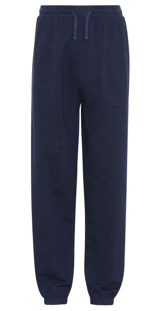 Neutral Unisex Sweatpants With Elastic Cuff