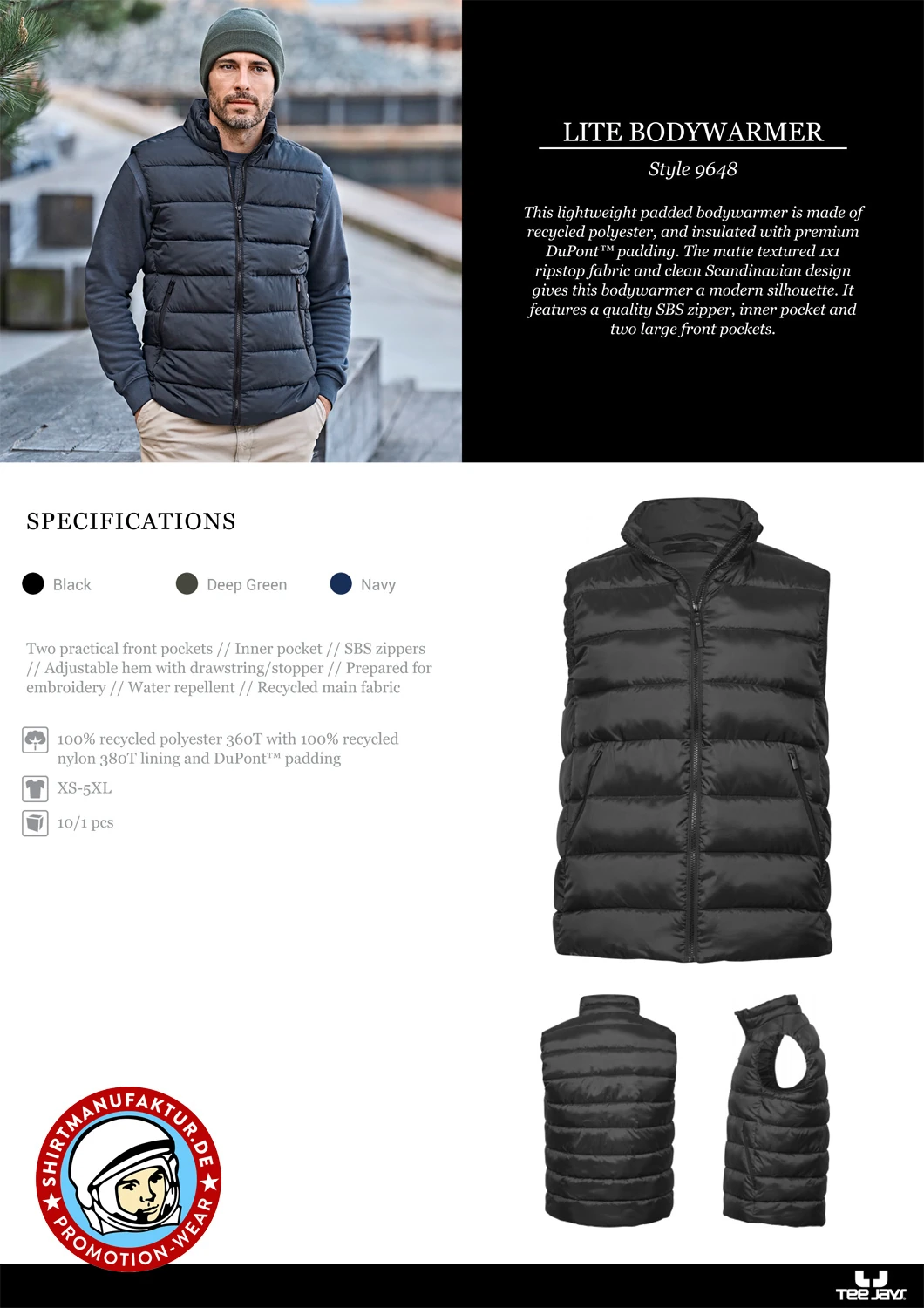 Tee Jays Lite Bodywarmer