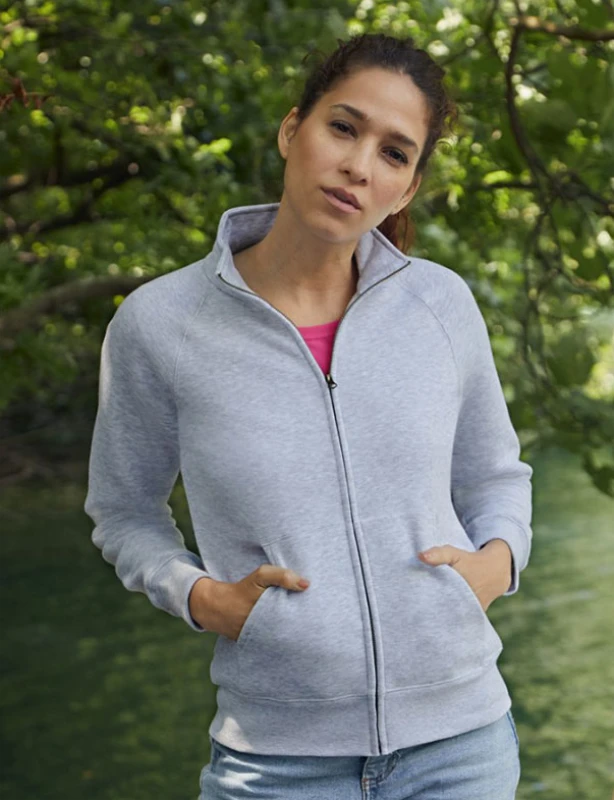 Fruit of the Loom Ladies Premium Sweat Jacket