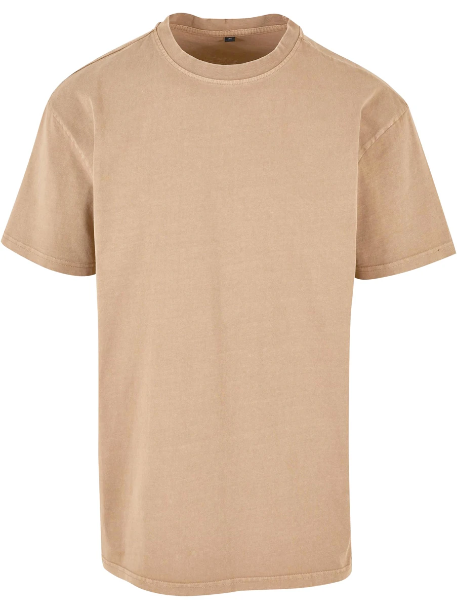 Build Your Brand Acid Washed Heavy Oversize Tee