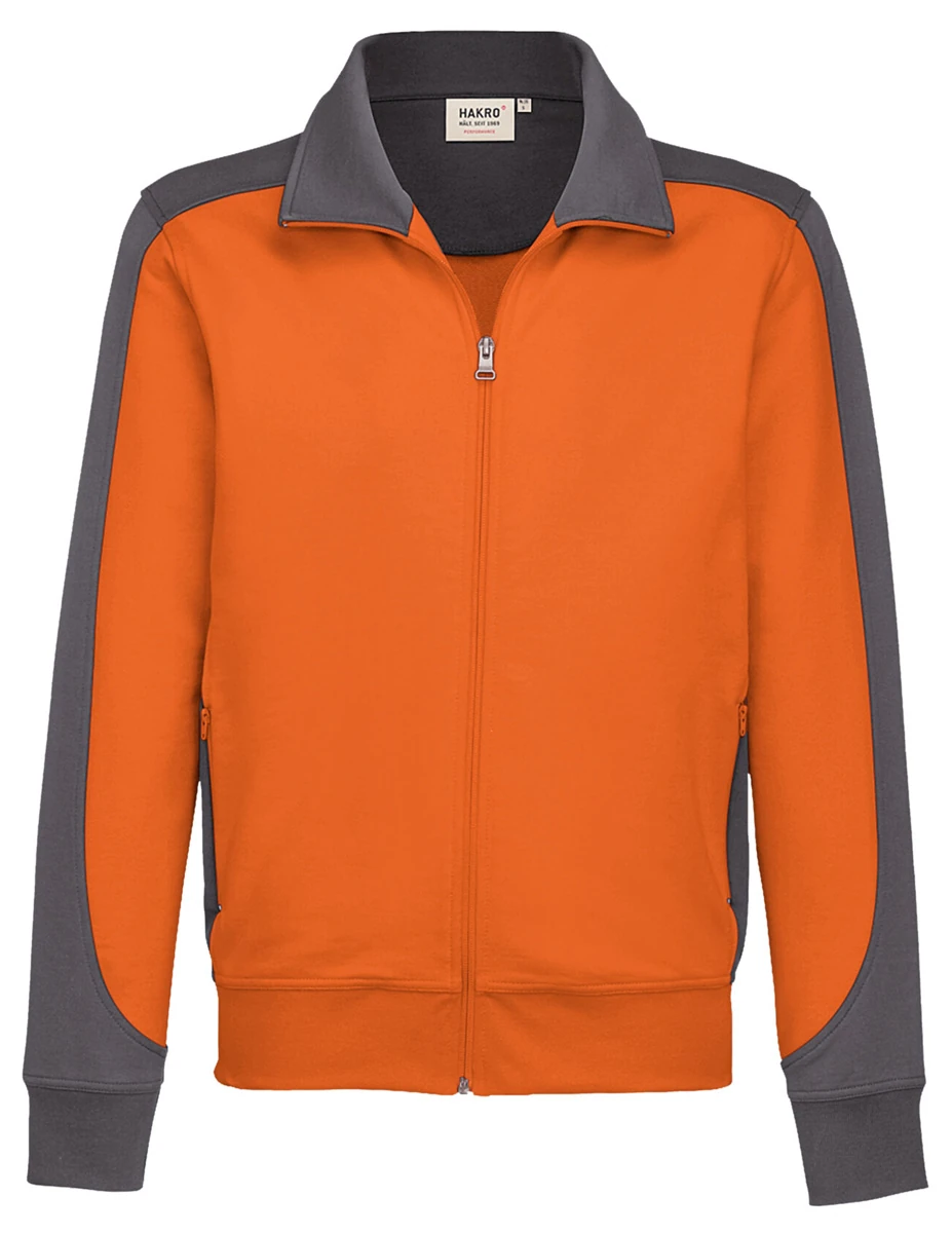 Hakro Sweatjacke Contrast Mikralinar 