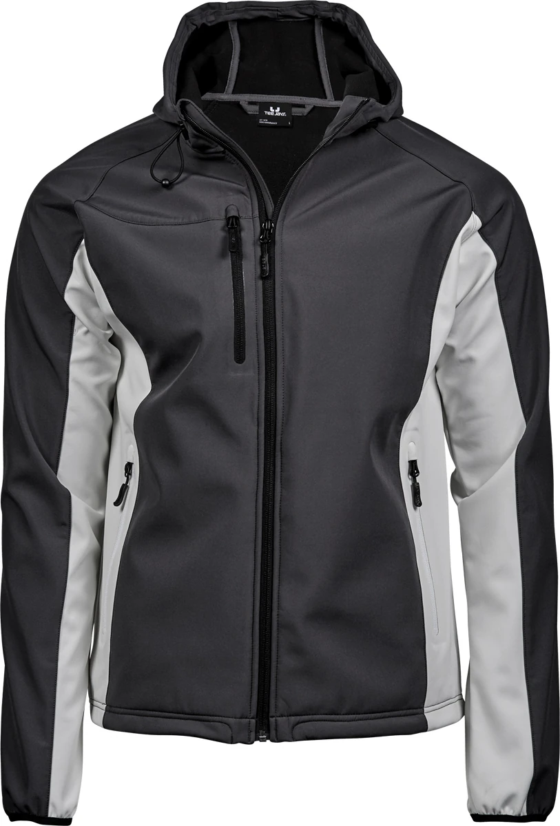 Tee Jays Mens Hooded Lightweight Performance Softshell Jacket