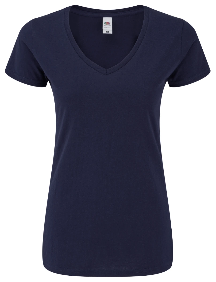 Fruit of the Loom Ladies Iconic 150 V-Neck T