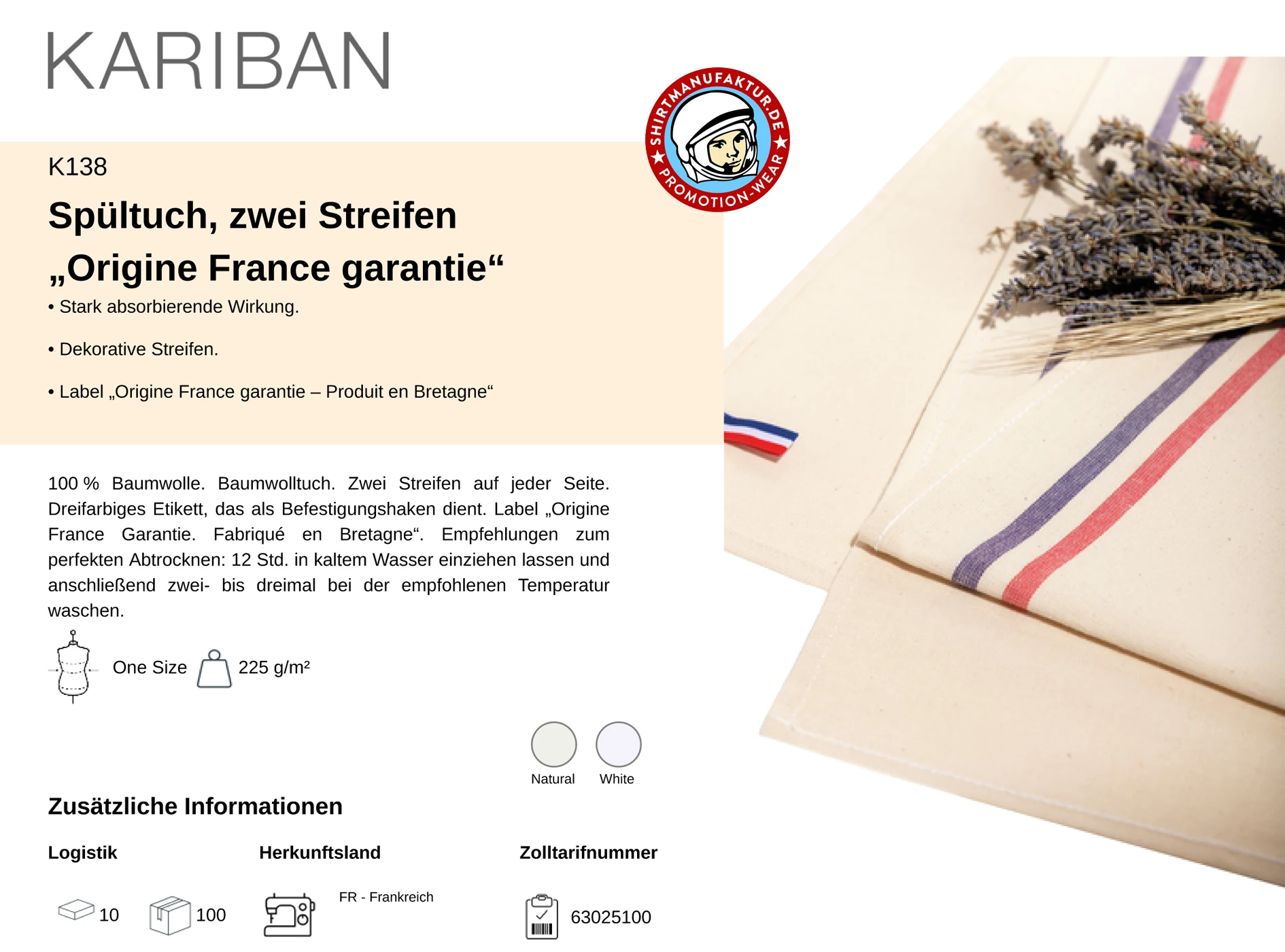 Kariban Spültuch