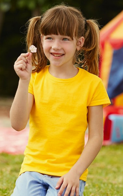 Fruit of the Loom Girls Valueweight T