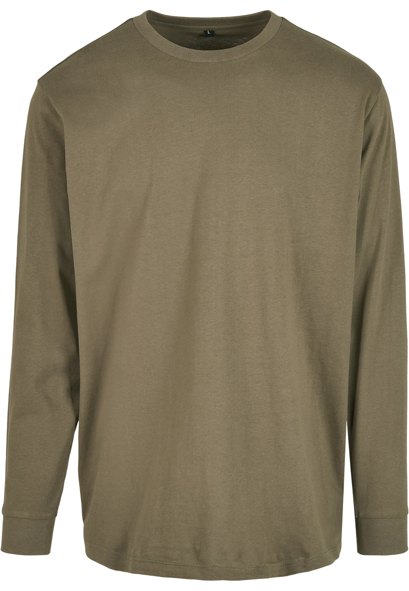 Build Your Brand, Longsleeve BY091, olive