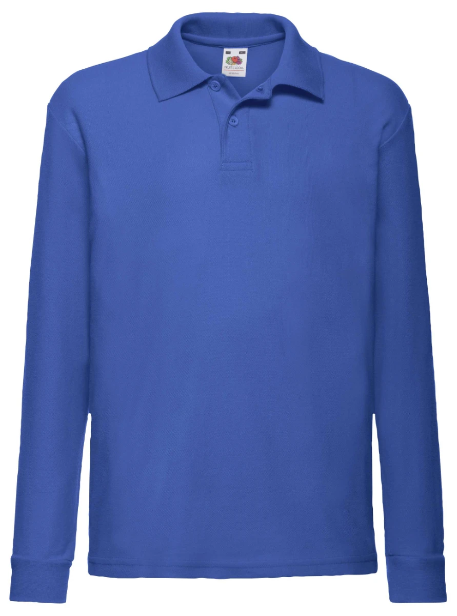 Fruit of the Loom Kids Longsleeve 65/35 Polo