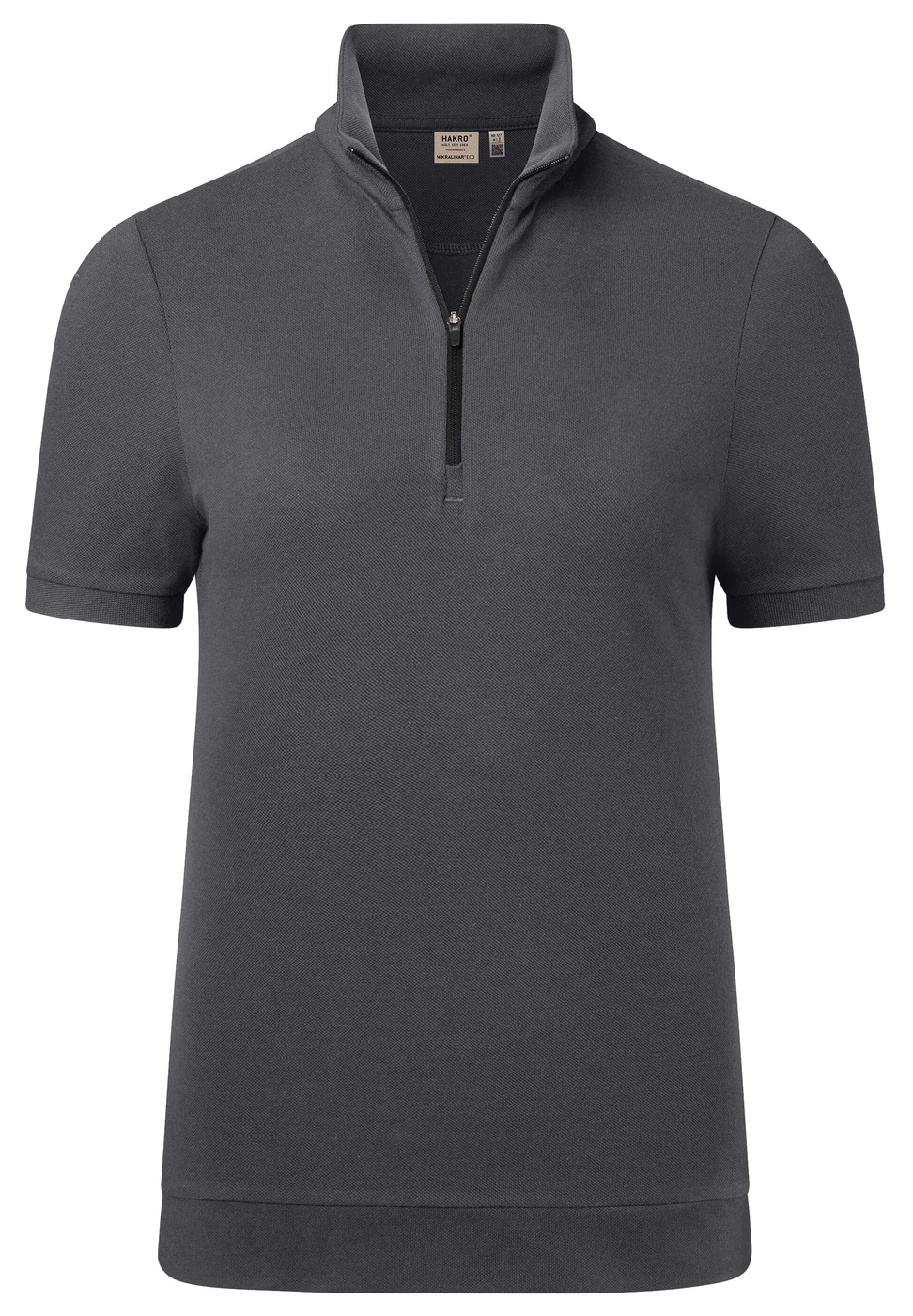 Hakro Ladies Zip Shirt Piqué Mikralinar Eco
