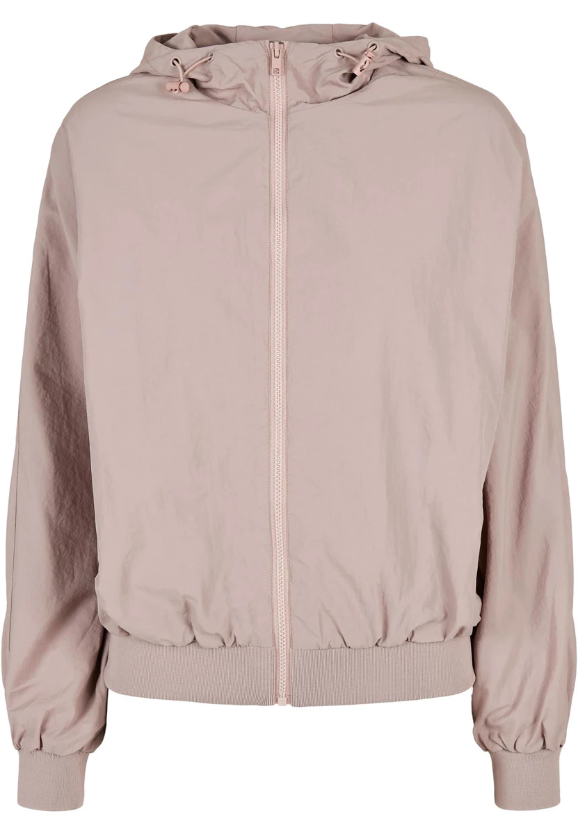 Build Your Brand Ladies Crinkle Batwing Jacket