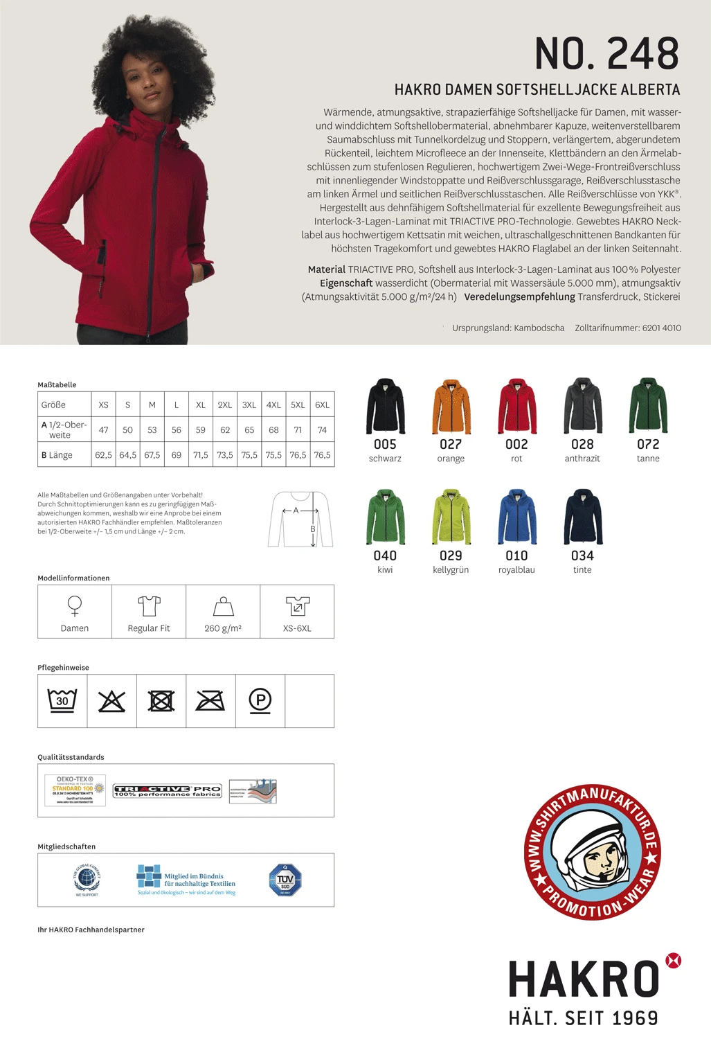 Hakro Ladies Softshell Jacket