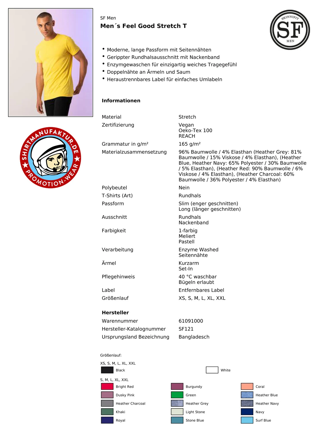 SkinniFit Feel Good Stretch T