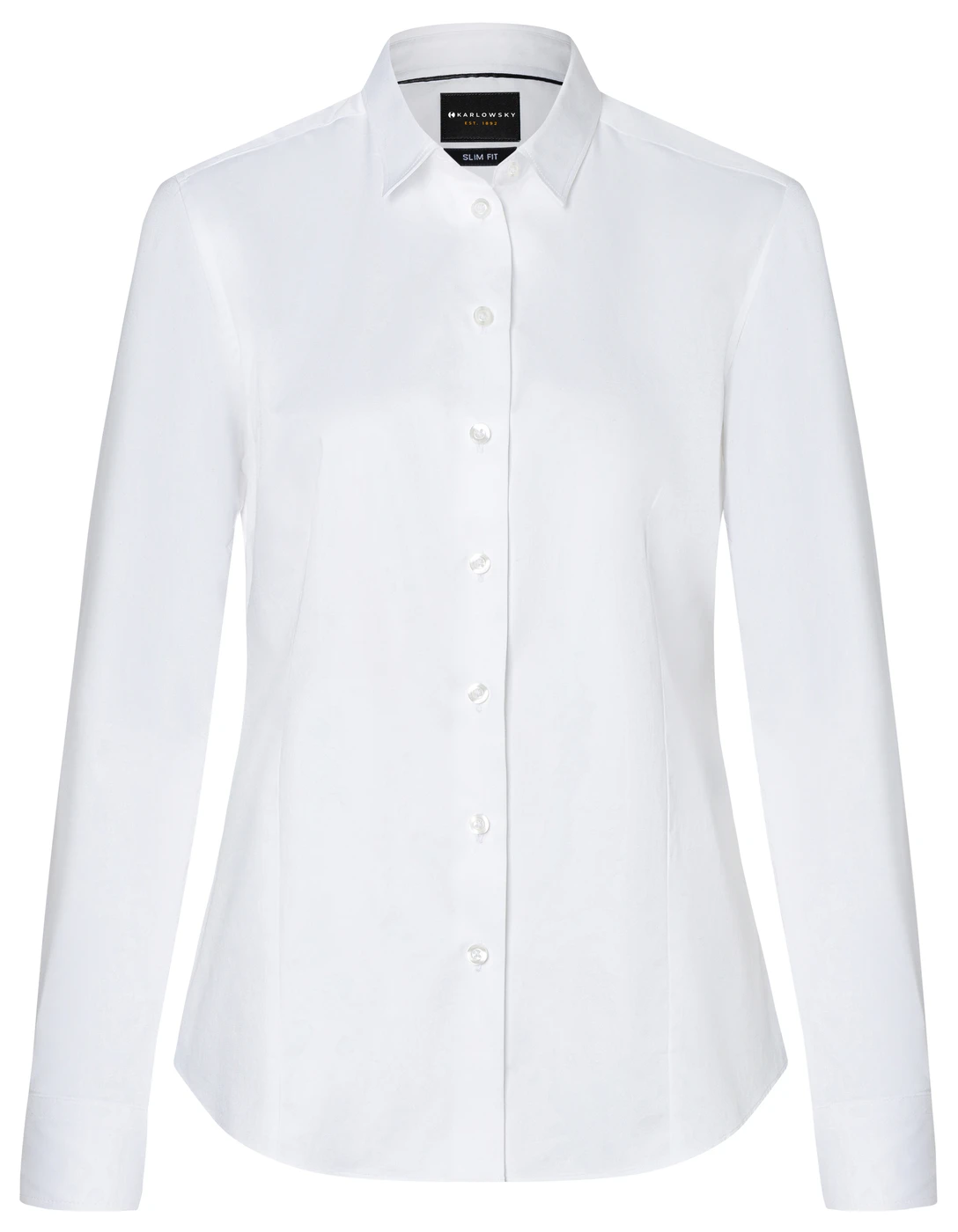 Karlowsky Langarm Damenbluse Active-Stretch Modern-Fit