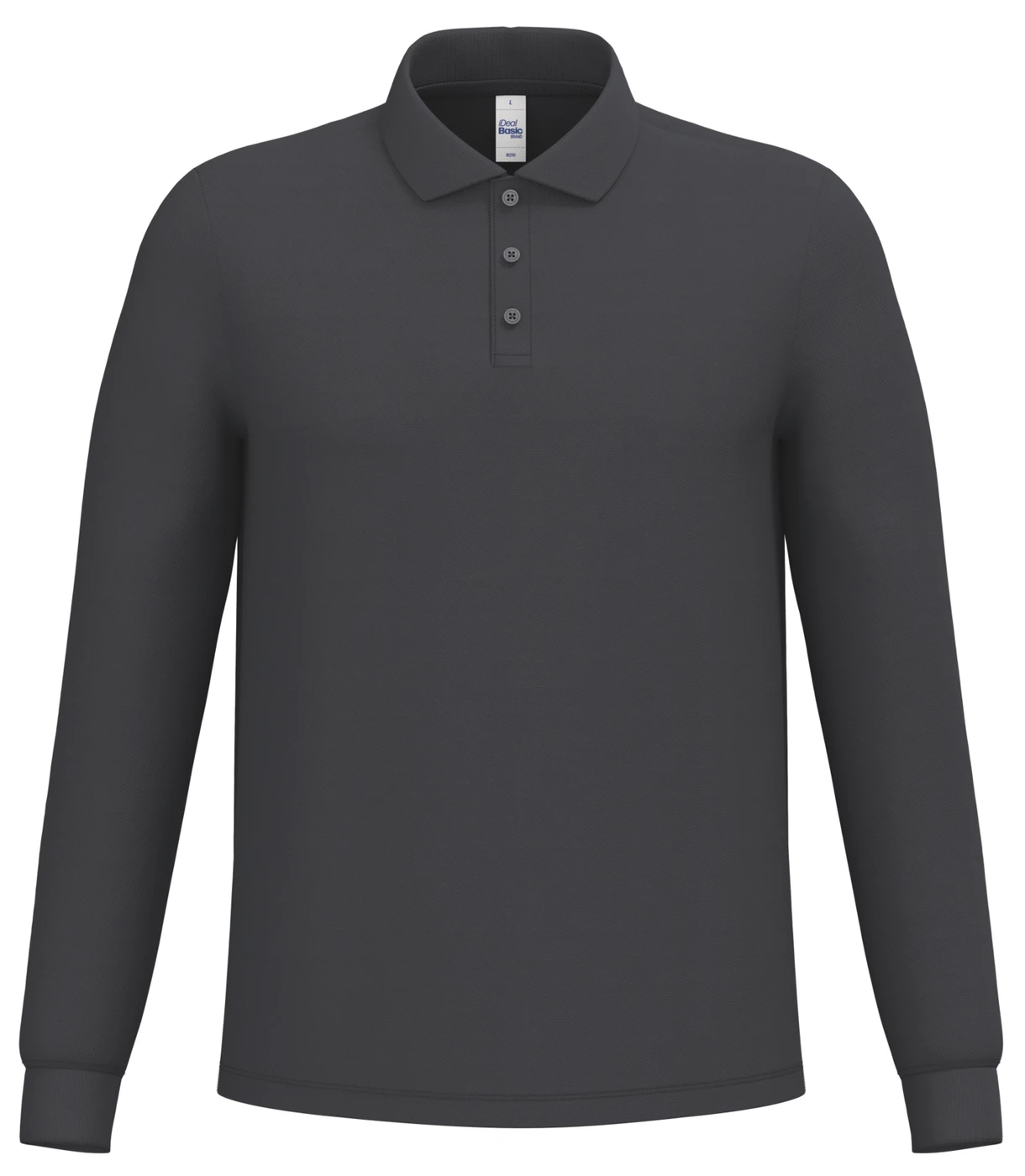 Ideal Basic Mens Longsleeve Piqué 180 Polo