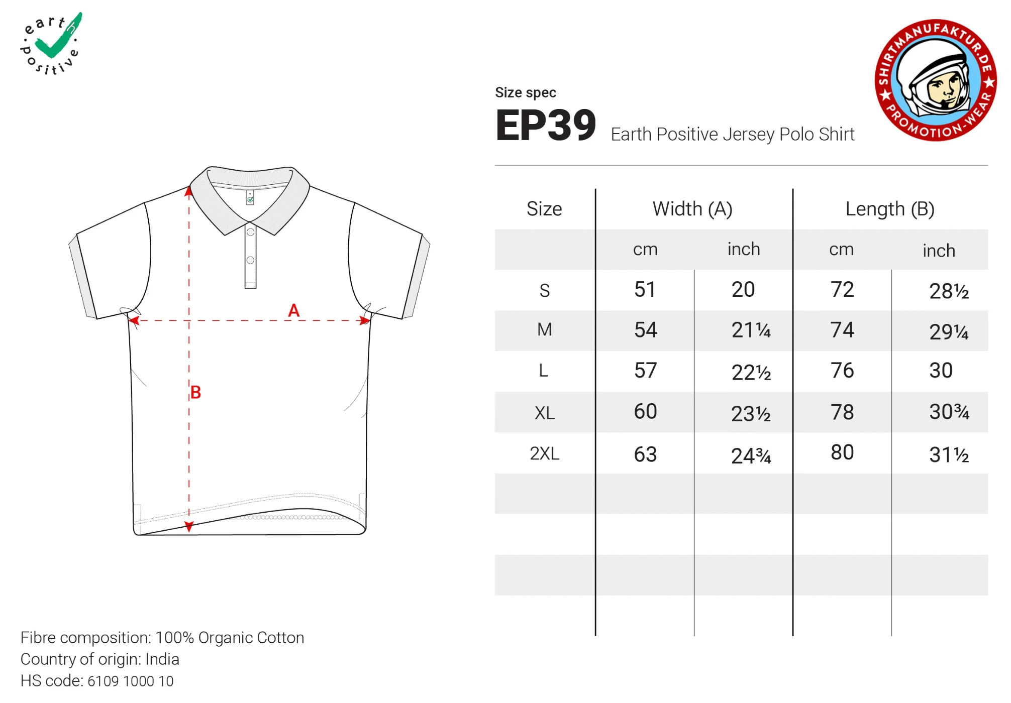 Earth Positive Jersey Polo
