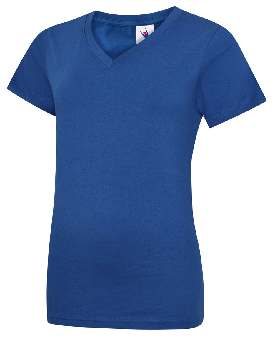 Uneek Ladies Classic V-Neck T-Shirt