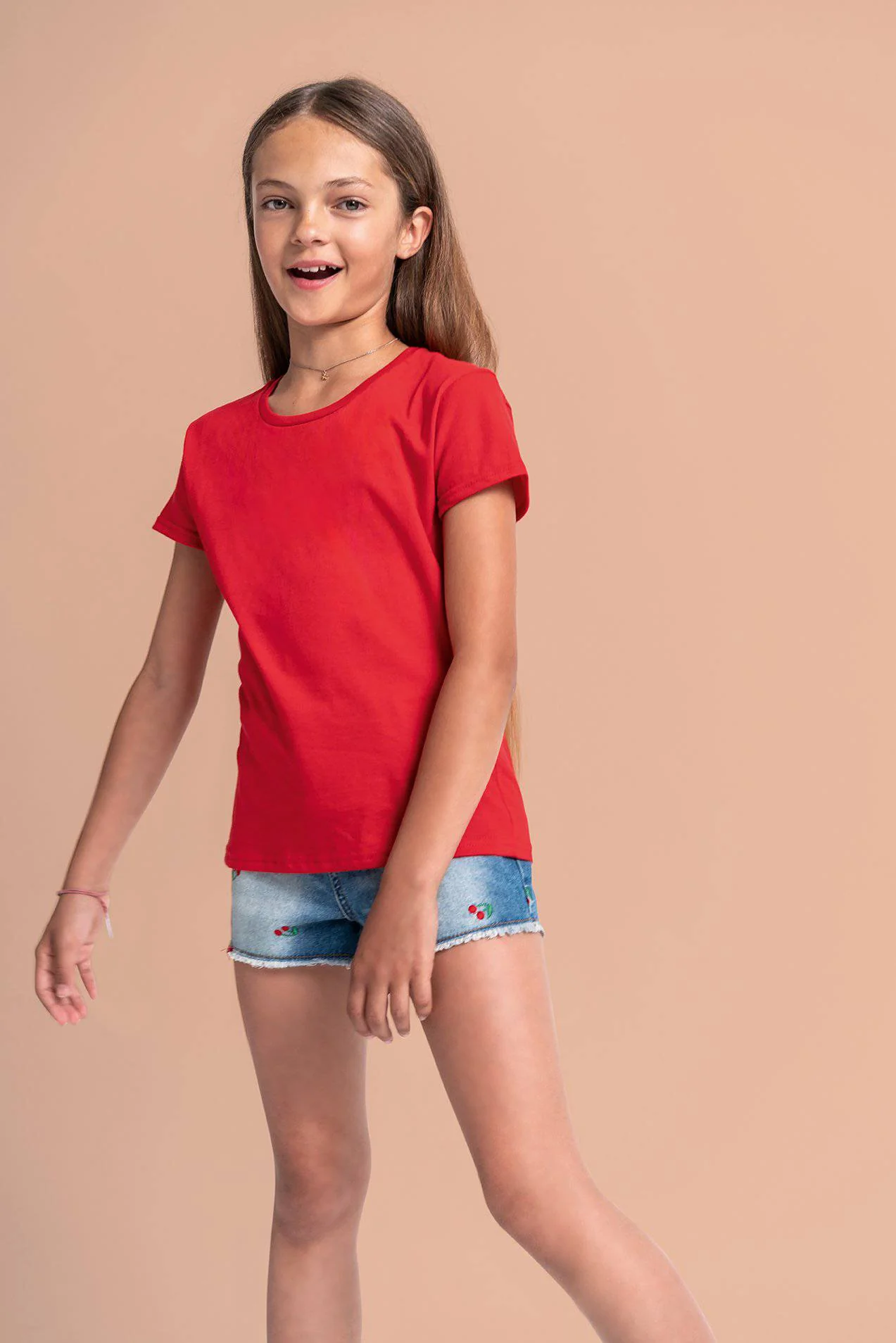 Fruit of the Loom Girls Iconic T 