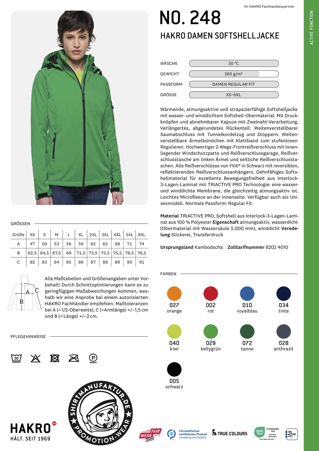 Hakro Ladies Softshell Jacket