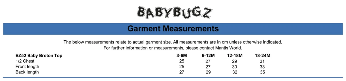 Babybugz Baby Breton Top