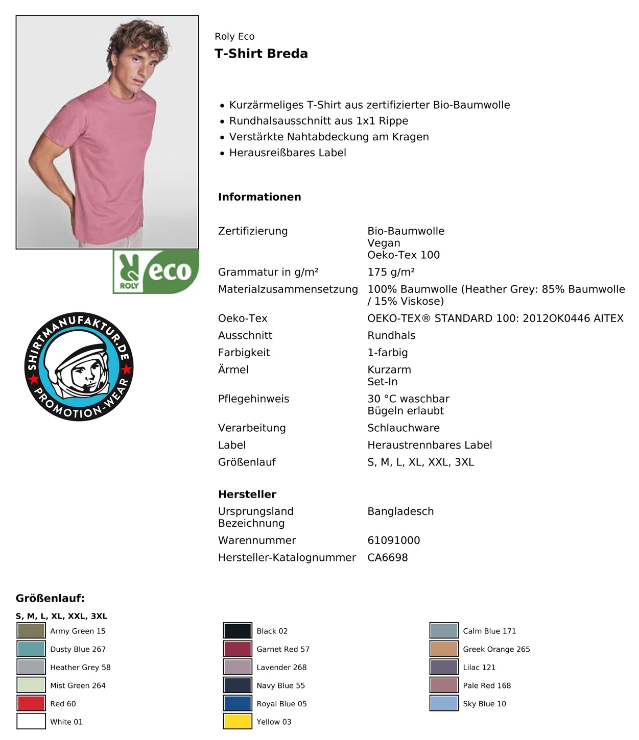 Roly T-Shirt Breda