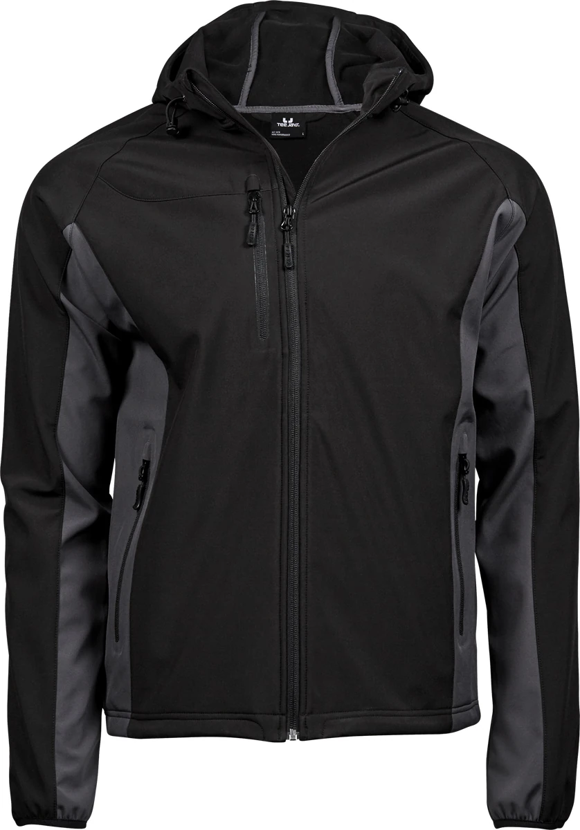 Tee Jays Mens Hooded Lightweight Performance Softshell Jacket
