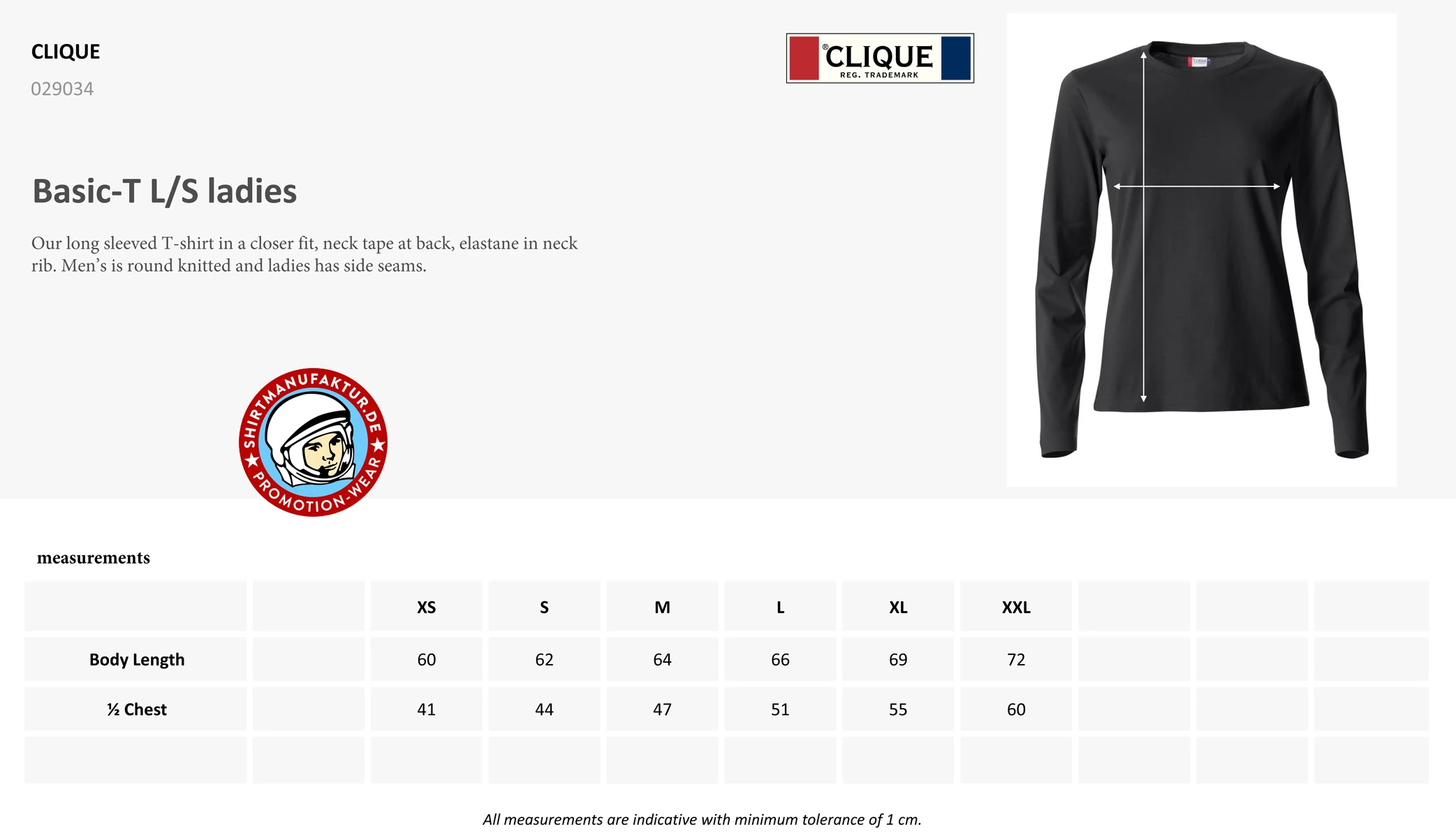 Clique Womens Basic Longsleeve