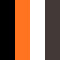 black / orange / white / chocolate
