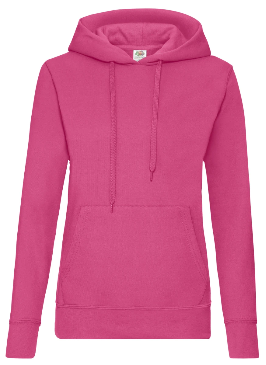 Fruit of the Loom Ladies Classic Hooded Sweat 