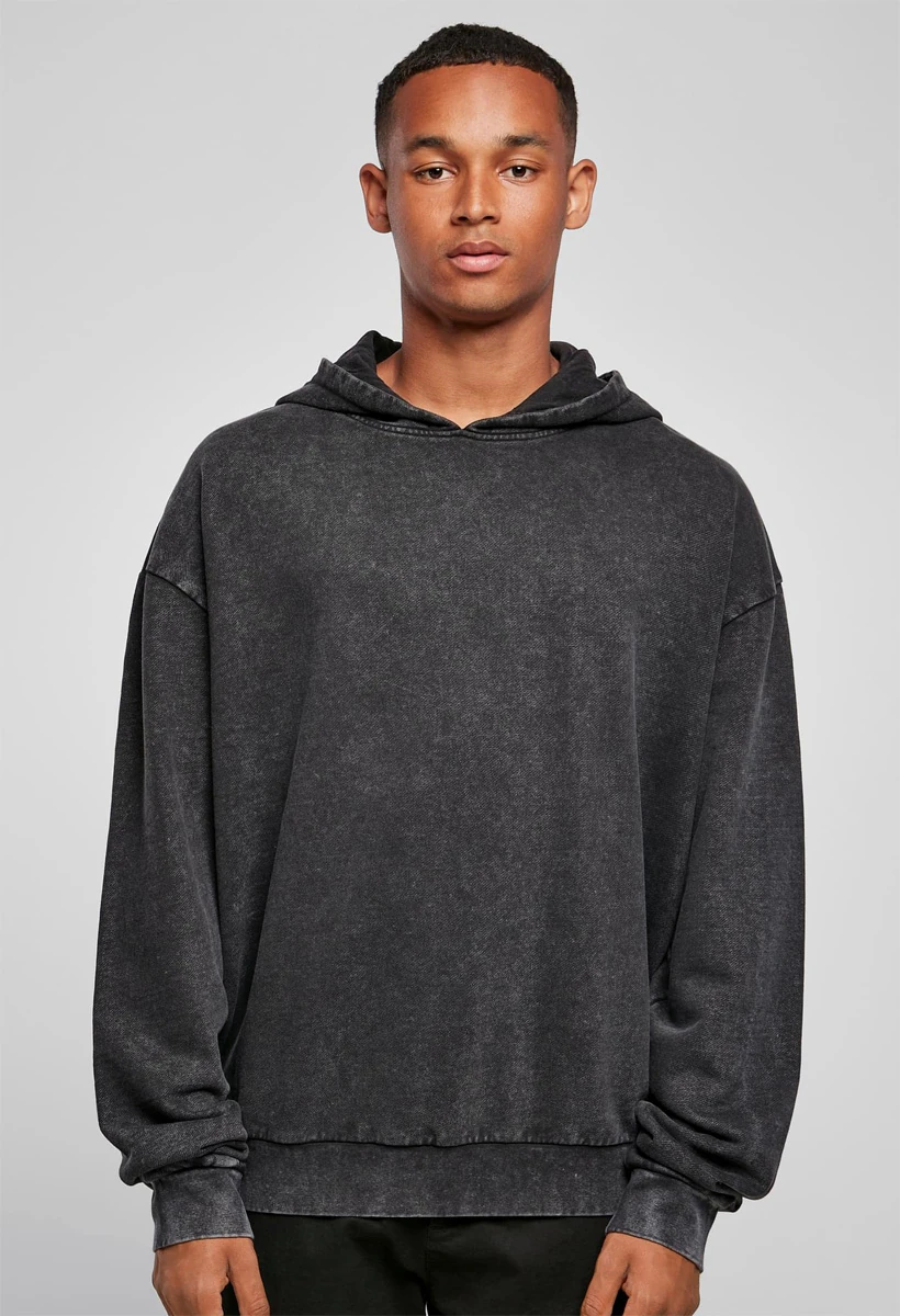 Build Your Brand Acid Washed Oversize Hoody