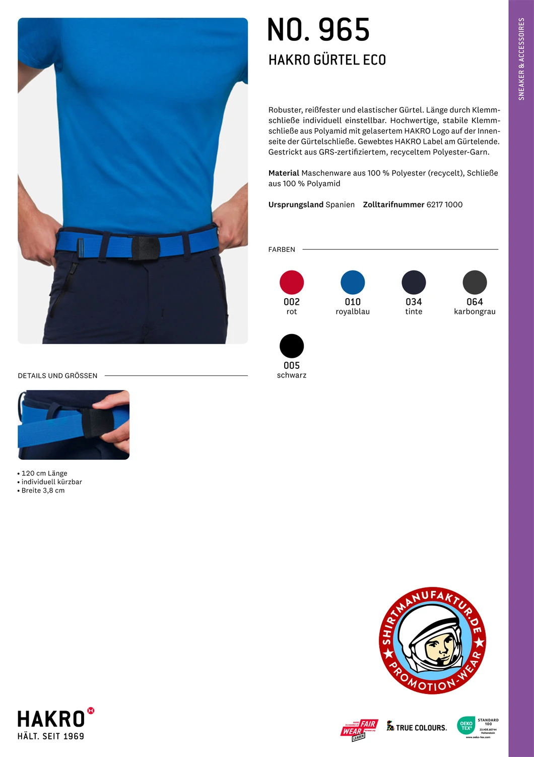 Hakro Gürtel Eco