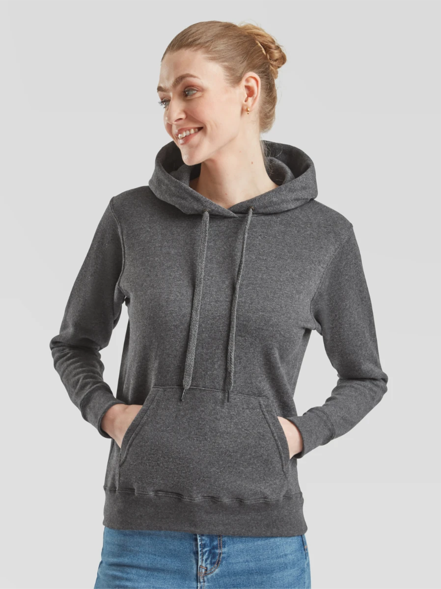 Fruit of the Loom Ladies Classic Hooded Sweat 