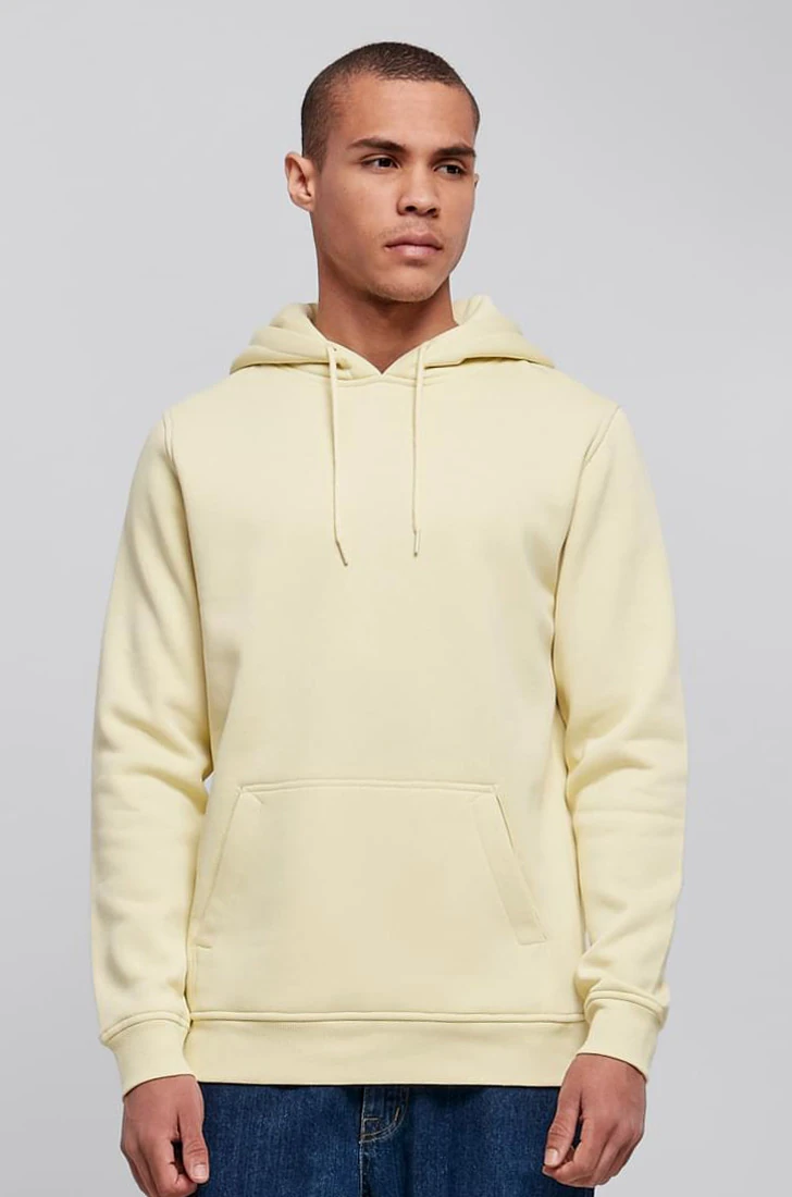 Build Your Brand Heavy Hoody, BY011 soft yellow
