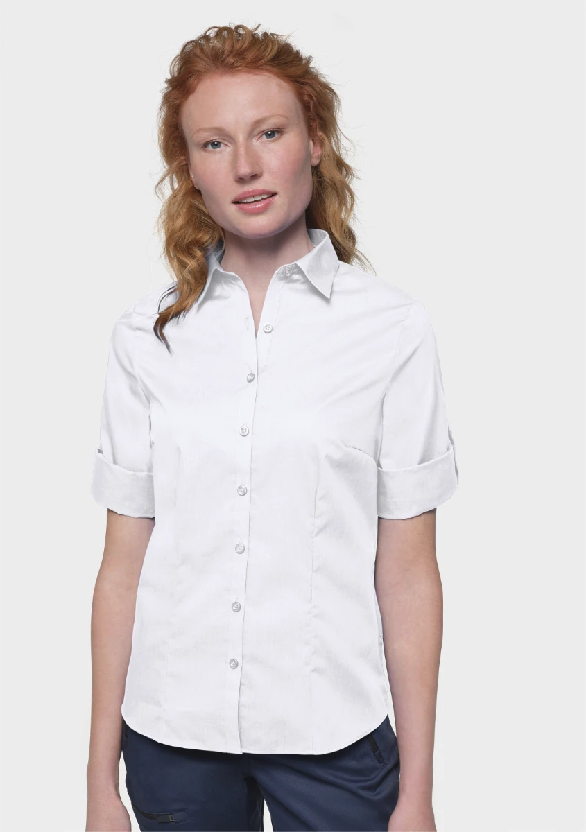 Hakro Ladies 3/4 Sleeve Vario Blouse Mikralinar