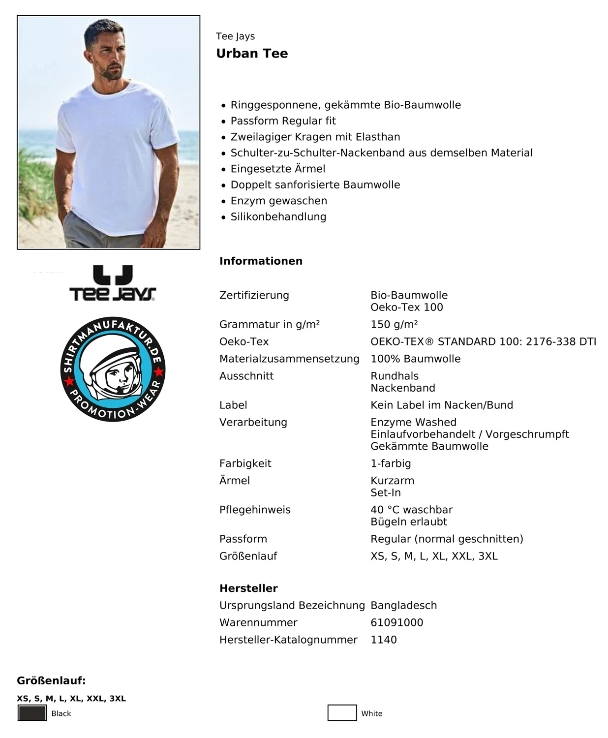 Tee Jays Urban Tee