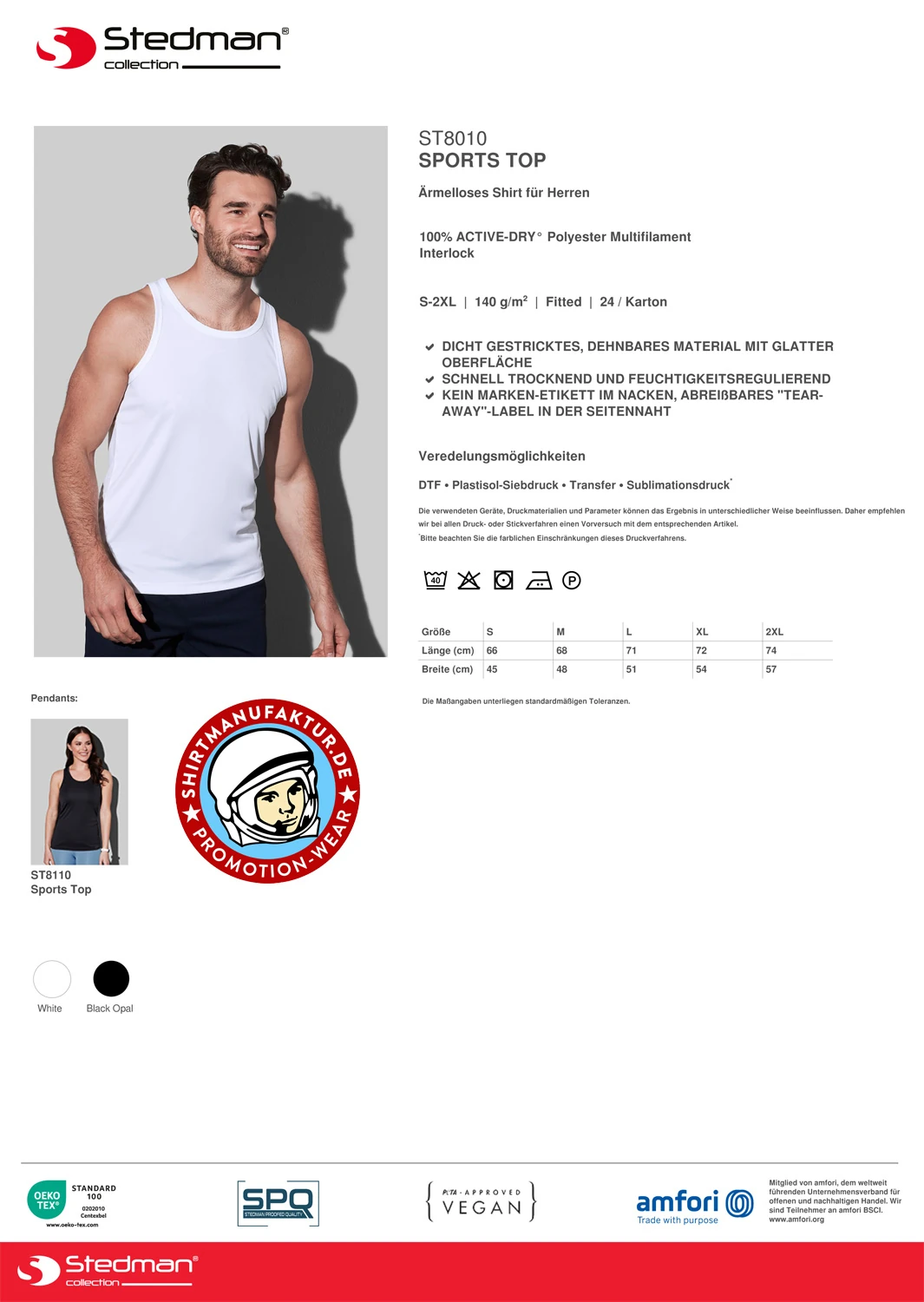 Stedman Sports Top