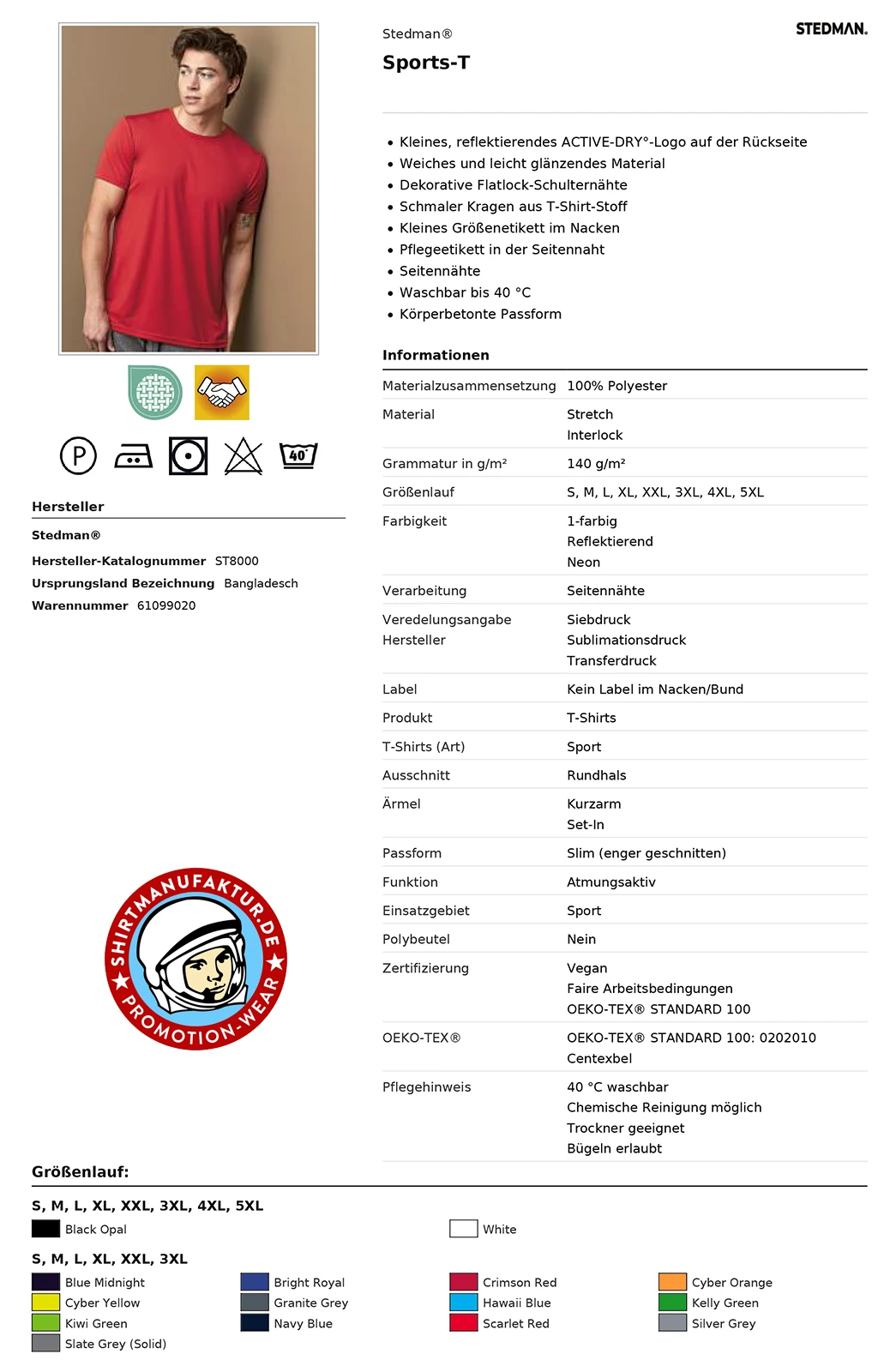 Stedman Sports-T