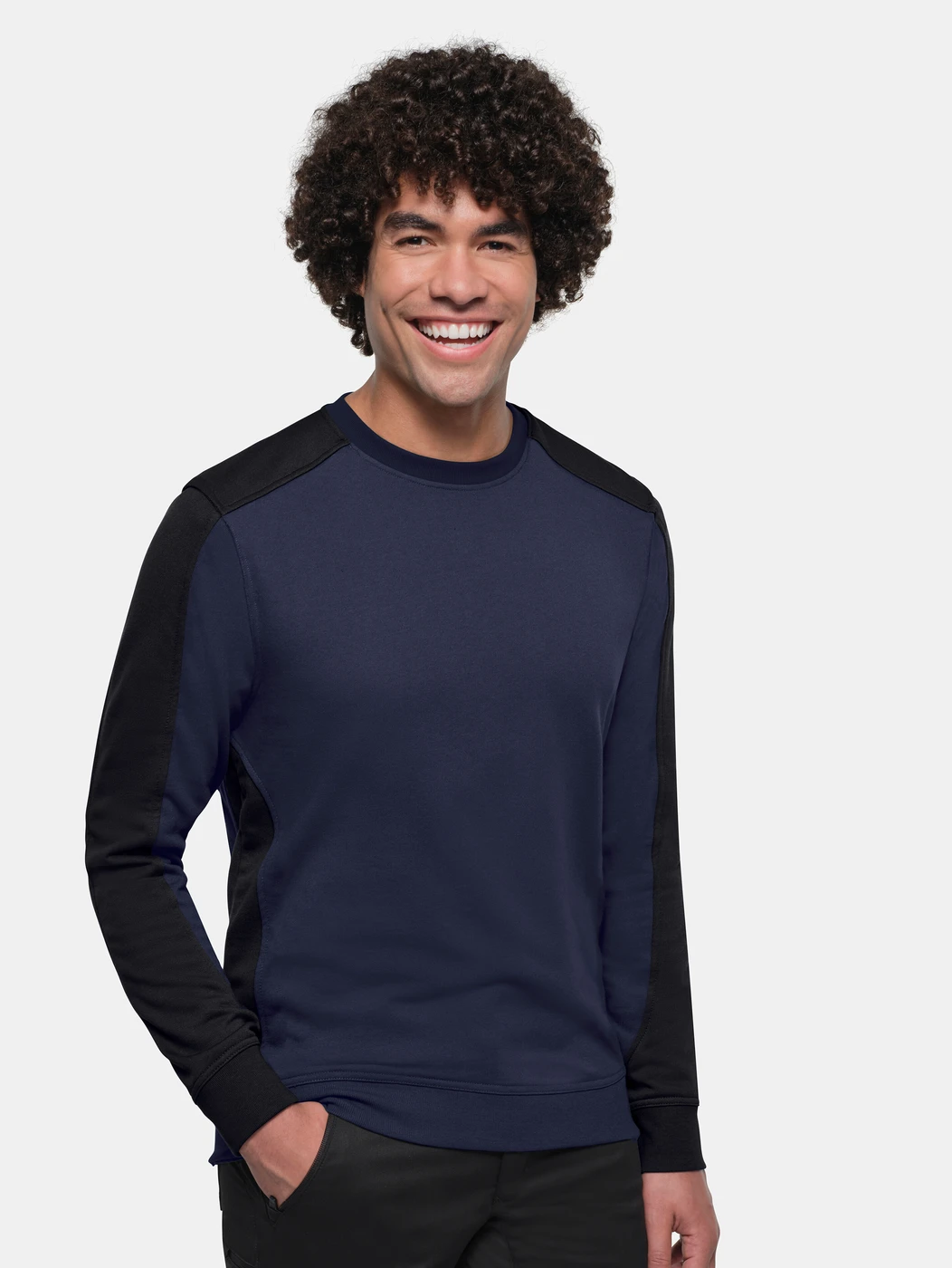 Hakro Sweatshirt Contrast Mikralinar Eco