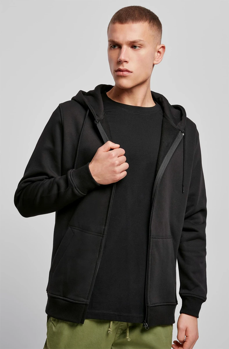Build Your Brand Heavy Zip Hoody