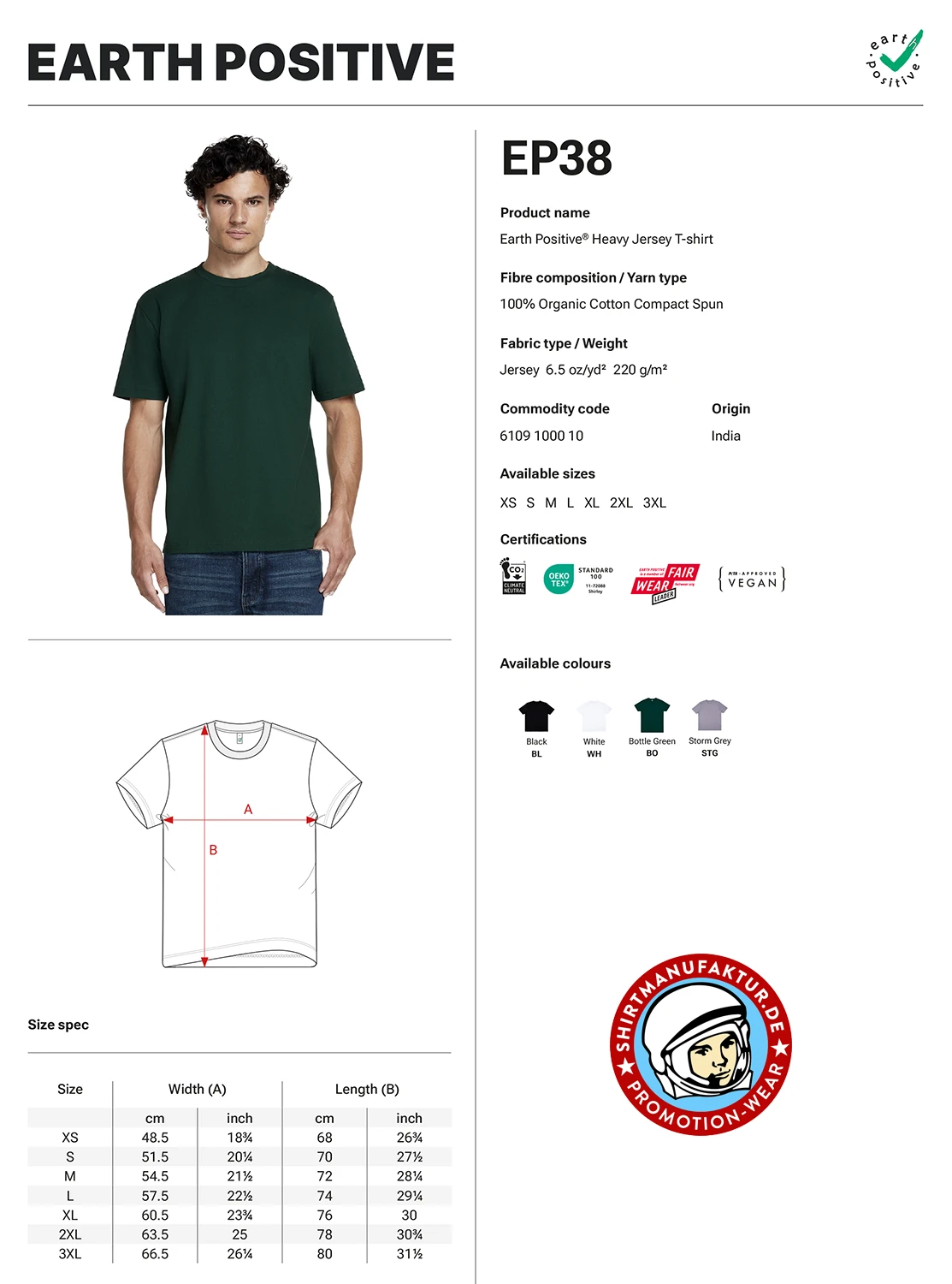 Earth Positive Heavy T-Shirt