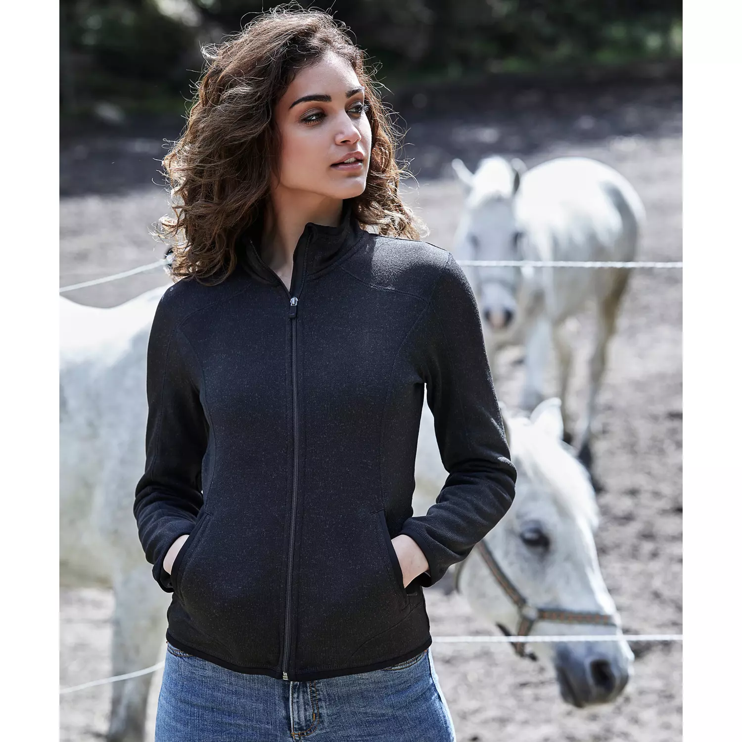 Tee Jays Womens Outdoor Fleece Jacket