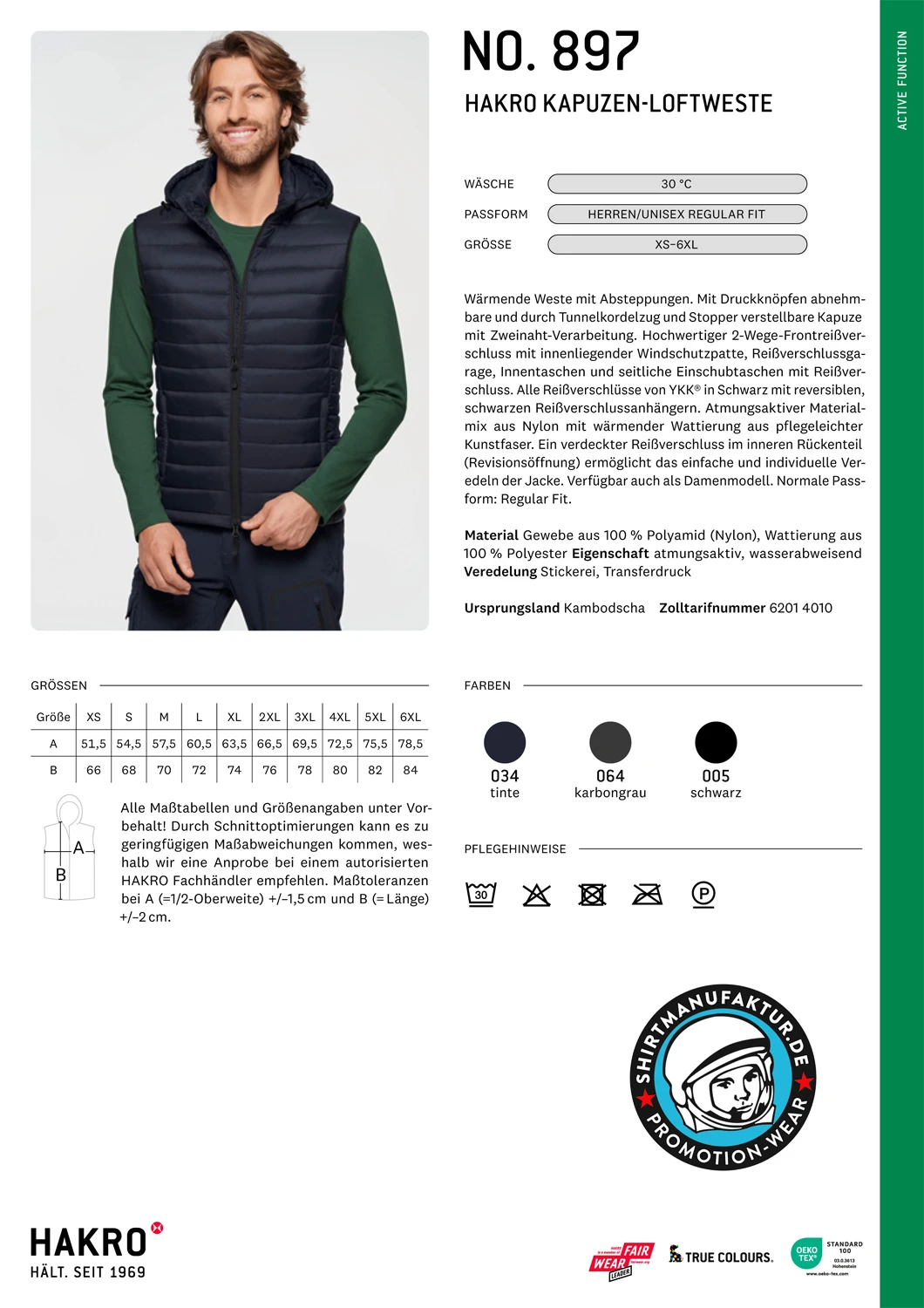 Hakro Hooded Loft Vest